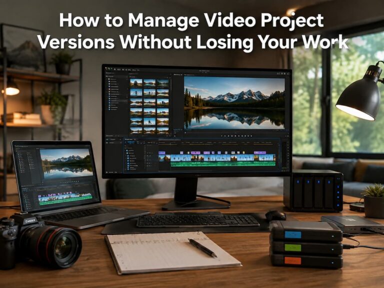 How to Manage Video Project Versions Without Losing Your Work